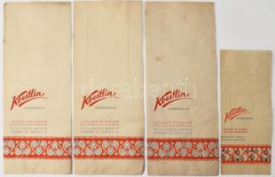 4 db Koestlin cukorka és bonbon papírzacskó