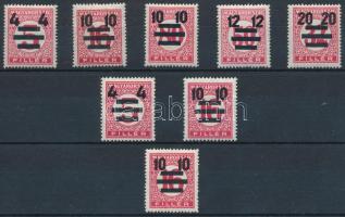 1931 Kisegítő portó A + B sor + MBK 129 (13.500)