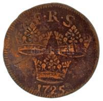 Svédország 1725. 1ö Cu "I. Frigyes" Stockholm T:F
Sweden 1725. 1 Öre Cu "Frederick I...