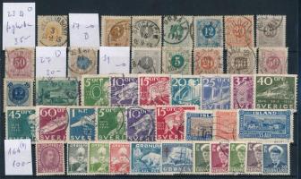 Svédország, Izland, Grönland kis összeállítás stecklapon