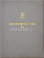 1976 Grétsy László (1932-2024) nyelvész részére adományozott SZOT Művészeti Díj oklevele, a Szakszer...
