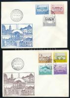 1987 Kastélyok (II.) sor 2 db FDC-n (10.000)