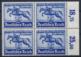 Deutsches Reich 1940 Mi 746 ívszéli négyestömbben (Mi EUR 104,-)
