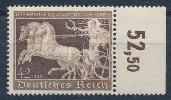 Deutsches Reich 1940 Mi 747 ívszéli (Mi EUR 120,-)