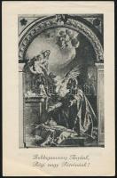1945 "Enyhítsd a nyomort!" Szegények karácsonyfájára 2000P bélyegzéssel ellátott szentkép
