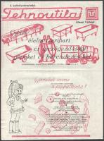 A székelyudvarhelyi Tehnoutilaj Állami Vállalat reklámlapja