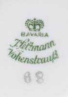 Vohenstrauss mid-century egyszemélyes reggeliző szett, csésze alátéttel és desszertes tányér. Jelzet...