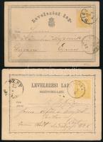 1867-1904 10 db díjjegyes, közte egy 1867-es Bécsből