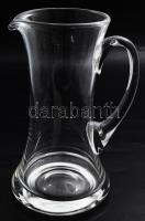 Ólomkristály kancsó, jelzés nélkül, hibátlan, m: 24 cm