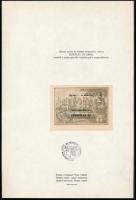 1992 Bélyegnap (65.) - Eurofilex blokk "A MAGYAR POSTA AJÁNDÉKA" emléklapon