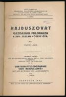 Tömöry Lajos: Hajdúszovát gazdasági földrajza a XVII. század közepe óta. Közlemények a Debreceni Tis...