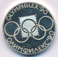 Bulgária 1990. "Nemzetközi Filatéliai Kiállítás ? Várna, 1990. X. 19-25. / Olymphilex '90&...