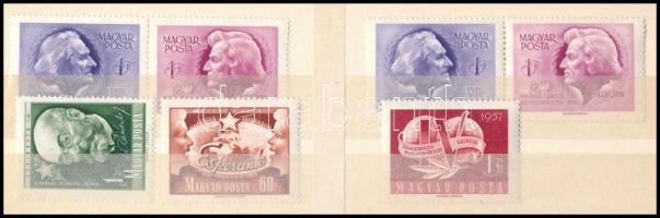 1955-1956 15 db sor (min 24.800)