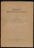 Farkas Árpád (szerk.): Erdély mezőgazdasága. (Kolozsvár), 1944, Erdélyi Magyar Gazdasági Egyesület (Minerva-ny.), 415+(1) p.+ 1 (kihajtható) t. Egyetlen kiadás. Kiadói papírkötés, sérült, különvált hátsó borítóval, belül a lapok jó állapotban. (Ritka!)
