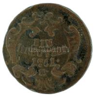 1761K 1kr Cu "Mária Terézia" Körmöcbánya T:VF