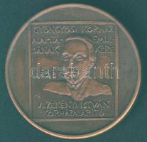1988. "Heves megyei Orvos-Gyógyszerész Napok, Gyöngyös - A Gyöngyösi Kórház alapításának emlékére" Br emlékérem T:BU