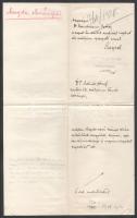 Vegyes régi kézzel írt levelek, közte néhány vers is