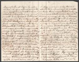 Vegyes régi kézzel írt levelek, közte néhány vers is