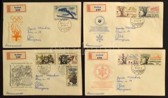 Csehszlovákia kb. 70 db küldemény az 1960-as évekből
