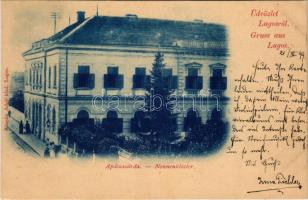 1899 Lugos, Lugoj; Apácazárda. Auspitz Adolf kiadása / Nonnenkloster / nunnery (kis szakadás / small tear)