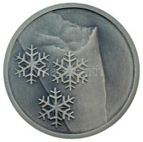 Szlovákia 1999. Európai Ifjúsági Téli Olimpiai Napok "IV. EYOD 1999. Poprad - Tatry, Szlovákia" kétoldalas, ezüstpatinázott bronz emlékérem műanyag tokban (60mm) T:AU Slovakia 1999. "IV. EYOD (European Youth Olympic Winter Days) 1999. Poprad - Tatry, Slovakia" two-sided, silver patinated bronze medallion in plastic case (60mm) C:AU