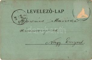 1899 Málnás, Malnas Bai; Herkules fürdő este holdfényben. Adler A. (Brassó-Tusnád) / spa, bathhouse ...