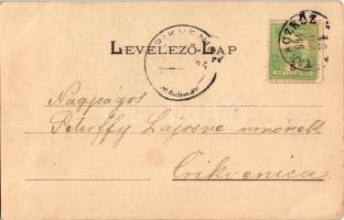 1904 Máramarossziget, Sighetu Marmatiei; Református templom. Berger Miksa kiadása / Calvinist church...