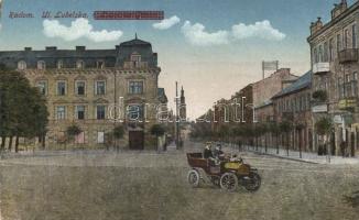 Radom Lubelska street with the ad of Restaurant De Toelast on backside (EK)