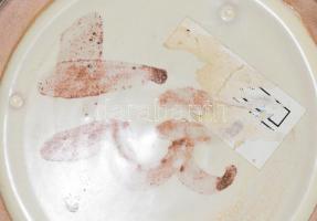 Fórizsné Sárai Erzsébet: Kaspó. Jelzett, hibátlan, d: 18 cm, m: 16,5 cm