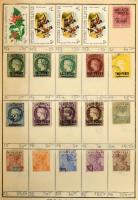 Kb 4-5000 db bélyeg 5 cserefüzetben, benne angol gyarmatok, tengerentúl, Csehszlovákia, USA stb