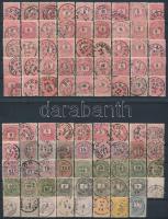 89 db Krajcáros bélyeg szép egykörös bélyegzésekkel