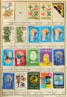 Kb 4-5000 db bélyeg 5 cserefüzetben, benne Jugoszlávia, Dánia, Finnország, Norvégia, USA, Japán, Kolumbia, Németország stb.