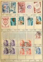 Kb 4-5000 db bélyeg 5 cserefüzetben, benne tengerentúl, Spanyolország, Svédország, Chile, Bazília st...