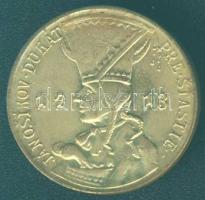 Szlovákia DN "Jánosikov dukát" aranyozott emlékérem T:2