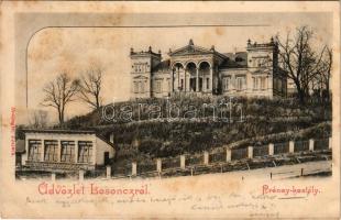 1903 Losoncapátfalva, Opatová (Losonc, Lucenec); Prónay kastély. Redlinger kiadása / castle (fl)