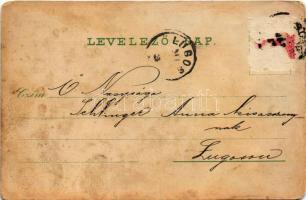 Losonc, Lucenec; látkép, zsinagóga. Kármán kiadása / general view with the synagogue (EM)