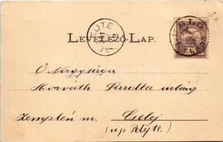 1901 Lublófüred, Lubló-fürdő, Kúpele Lubovna (Ólubló, Stará Lubovna); Iriz (Iris) villa. Szeiffert E...