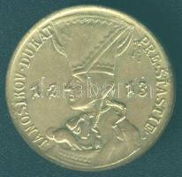 Szlovákia DN "Jánosikov dukát" aranyozott emlékérem T:2