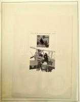 Lindner gyűrűs album tokkal, benne német bélyegek, összefüggések, FDC-k, automata bélyegek és egyéb ...