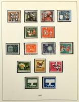 NSZK 1954-1971 gyűjtemény Lindner albumban (ca Mi EUR 1.000,-)