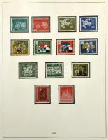 NSZK 1954-1971 gyűjtemény Lindner albumban (ca Mi EUR 1.000,-)