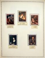 Festmények kiállítási anyag maradvány kb 70-80 kiállítási lapon