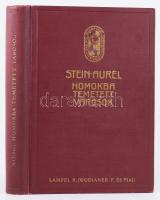 Stein Aurél: Homokba temetett városok. Régészeti és földrajzi utazás Indiából Kínai-Turkesztánba 1900-1901-ben. Ford.: Halász Gyula. A Magyar Földrajzi Társaság Könyvtára. Bp., é.n., Lampel R., 267+(1) p.+ 14 t. Kiadói aranyozott egészvászon-kötés, nagyrészt jó állapotban.