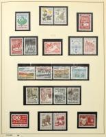 Gyűjtemény maradvány Schaubek albumban: Dánia 585 db bélyeg, Grönland, Feröer 200 db bélyeg, Izland ...