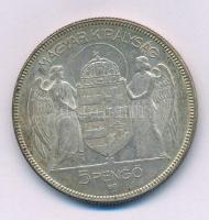 1930. 5P Ag "Horthy jobbra" hajas T:XF kis patina
Adamo P8