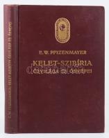 Pfizenmayer, [Eugen Wilhelm]: Kelet-Szibíria ősvilága és ősnépei. Tudományos utazás a mammut-tetemek és az erdőlakó népek tanulmányozása végett. Átdolgozta és Szibéria általános leírásával kiegészítette: Cholnoky Béla. A Magyar Földrajzi Társaság Könyvtára. Bp., [1931], Lampel R., 206+(2) p.+ 24 t. Kiadói aranyozott egészvászon-kötés, nagyrészt jó állapotban.