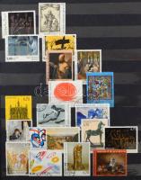 Franciaország művészet motívum gyűjtemény 12 lapos nagy méretű berakó 15 oldalán