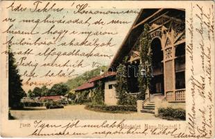 1903 Nagyrőce, Gross-Rauschenbach, Velká Revúca; Fürdő. Büchler Béla kiadása / spa, bathhouse (EK)