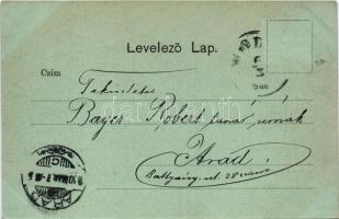 1900 Modor, Modra; látkép este holdfényben. Levius P. S. kiadása / general view at night in moonligh...