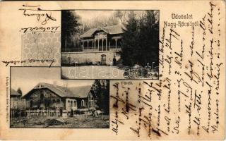 1904 Nagyrőce, Gross-Rauschenbach, Velká Revúca; Fürdő. Büchler Béla kiadása / spa, bathhouse (fl)